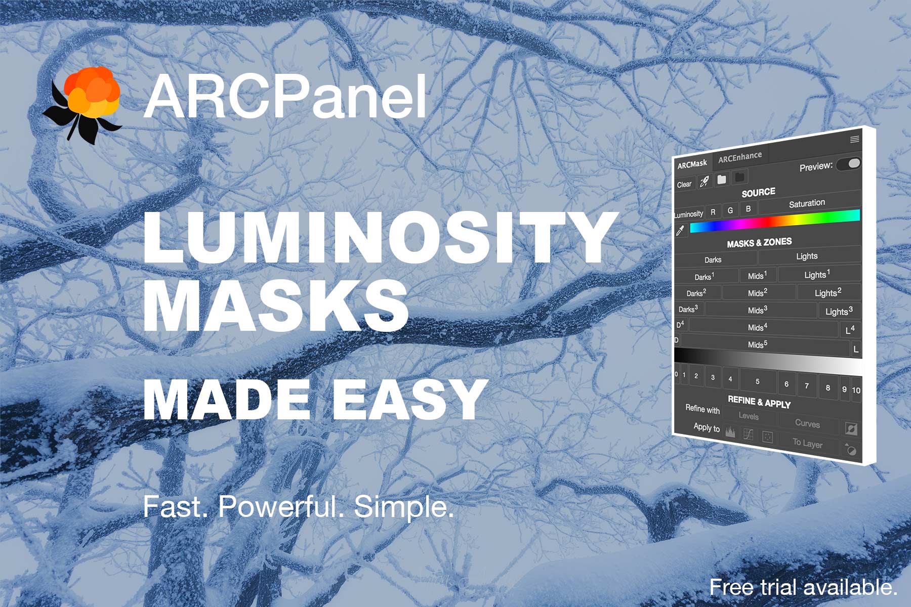 Defilé Schuldenaar Factuur Free luminosity masking panel for Photoshop - ARCPanel